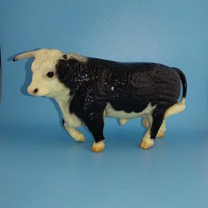 Breyer BF 2000 SR Buford Walking Hereford Bull Black and White Glossy 750 Made